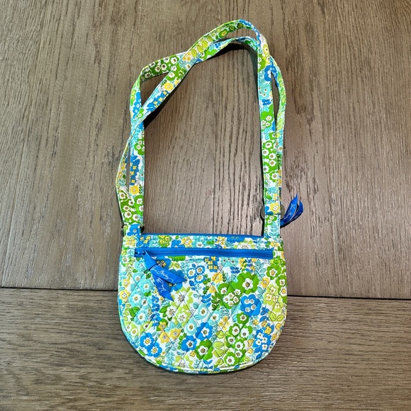 Vera Bradley Bag Crossbody Shoulder Bag Floral Print - Picture 5 of 8